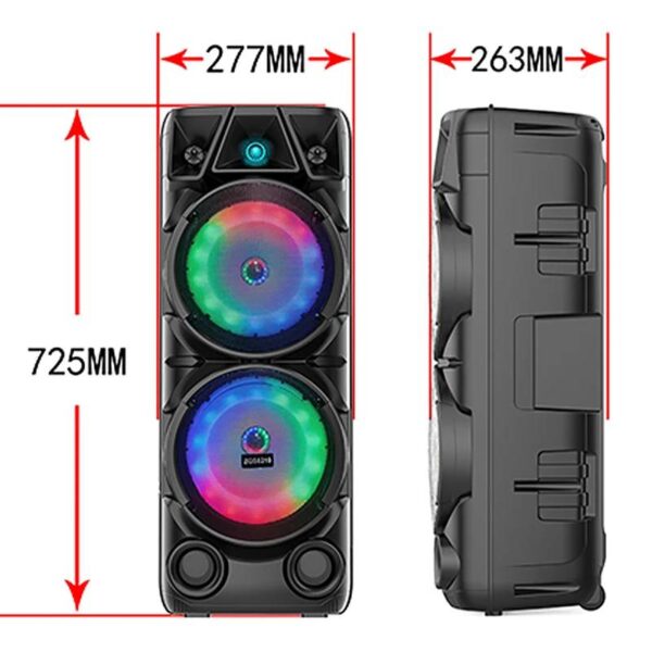 اسپیکر بلوتوثی قابل حمل مدل ZQS 8210 - تصویر 2