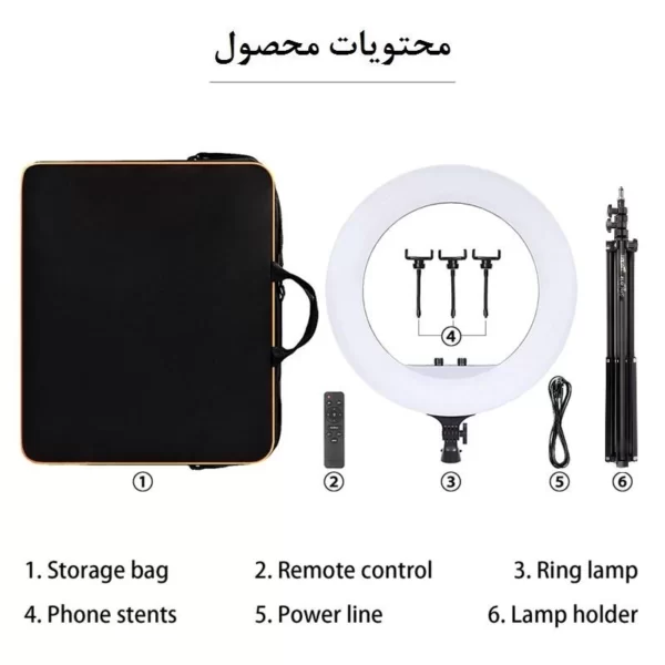 رینگ لایت RL-18 - تصویر 2